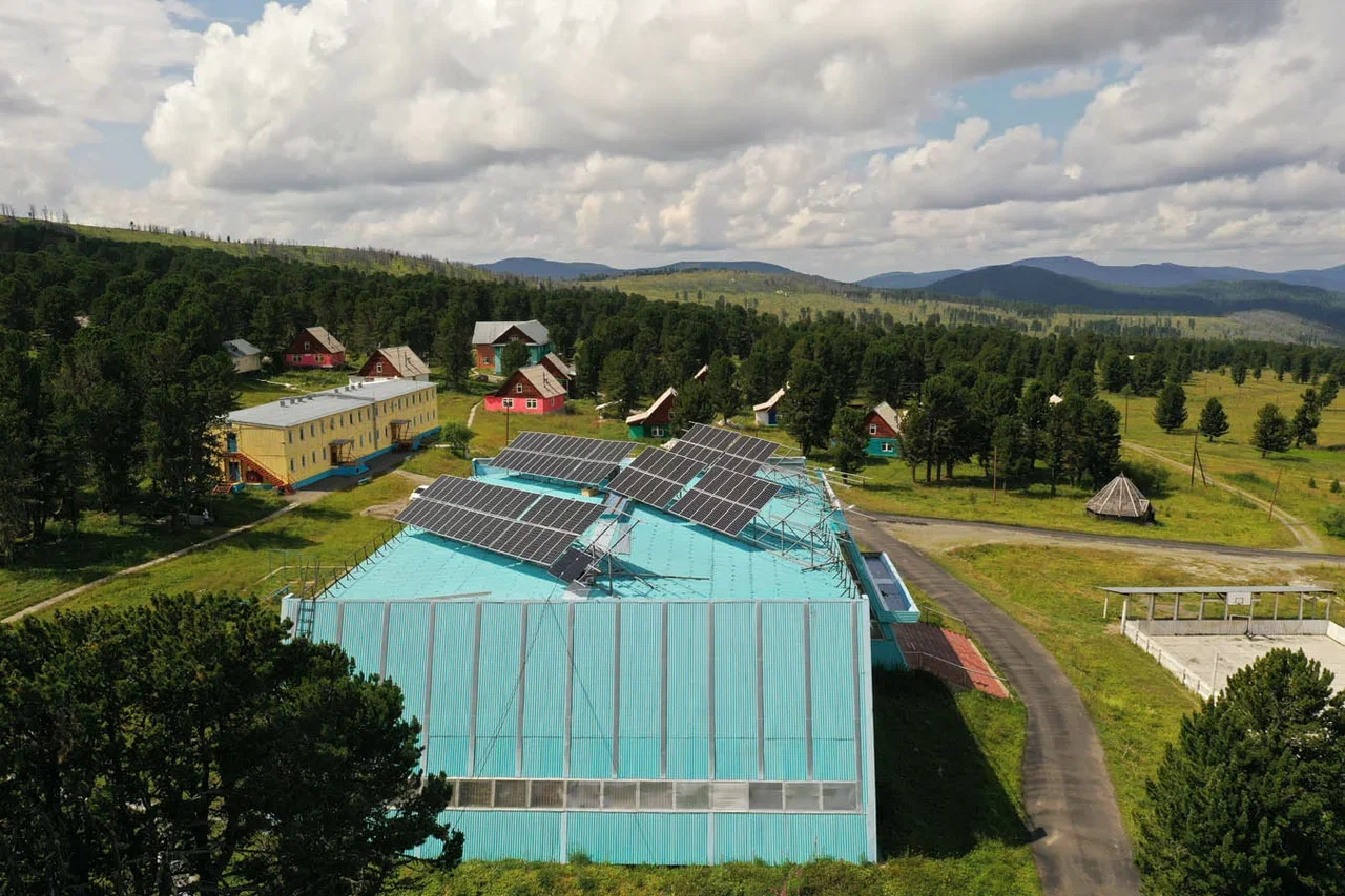 Солнечная электростанция 80 кВт для учебно-тренировочного центра .