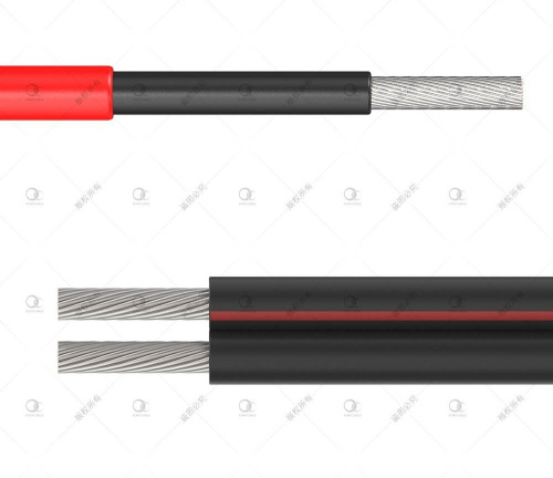 Кабель солнечный 2x6mm2 (черный) NS-H1Z2Z2-6-2